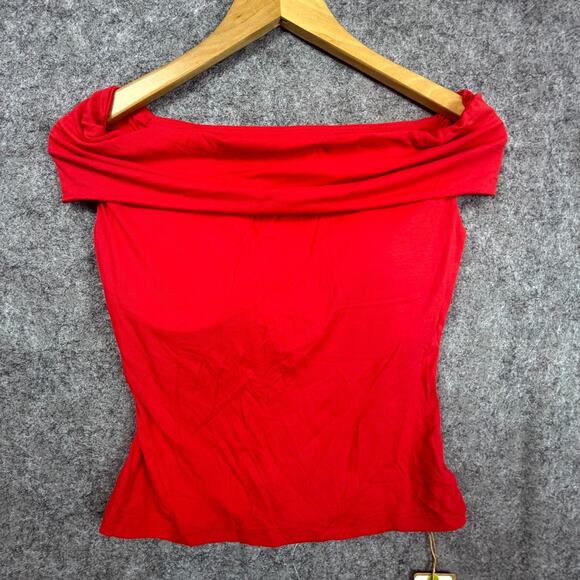 OGL Move Brami Top Womens M Red Multi-Wear Versatile Necklines Built in Bra - Picture 1 of 8